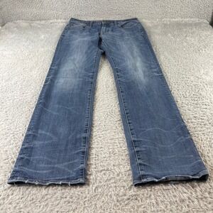 American Eagle Outfitters Original Straight Jeans Mens 32x34 Blue Denim